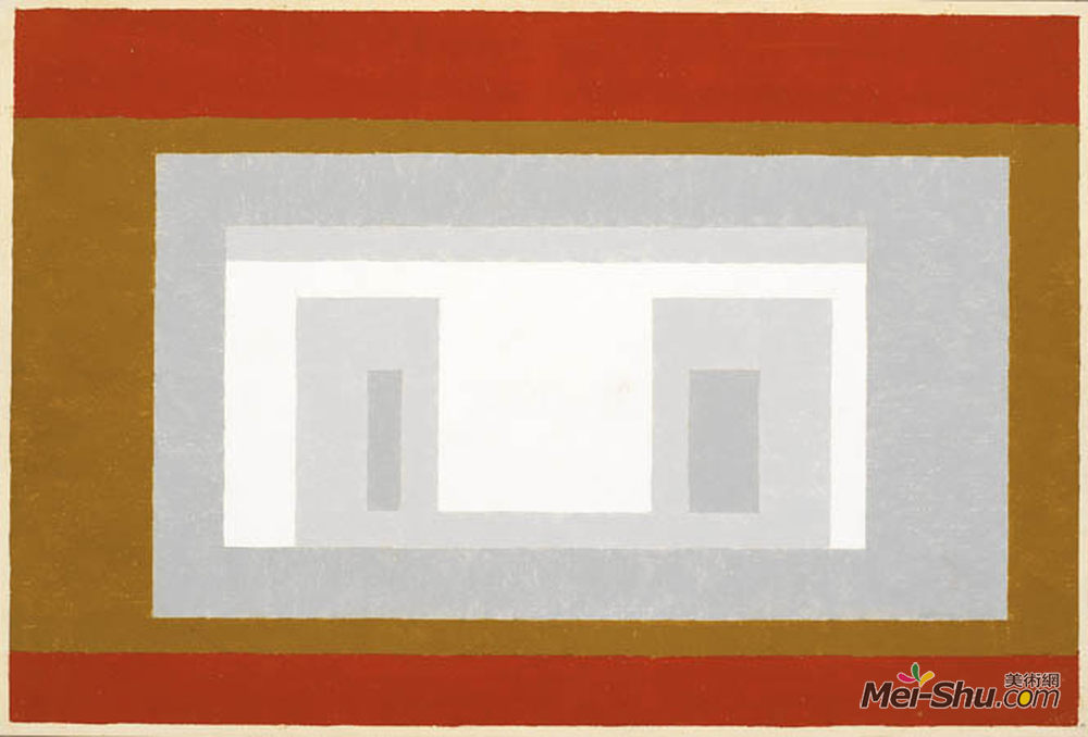 约瑟夫·亚伯斯(Josef Albers)高清作品《变型/土坯》