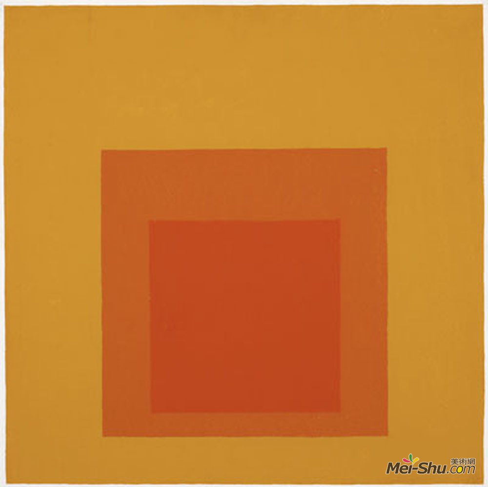 约瑟夫·亚伯斯(Josef Albers)高清作品《向正方形致敬》