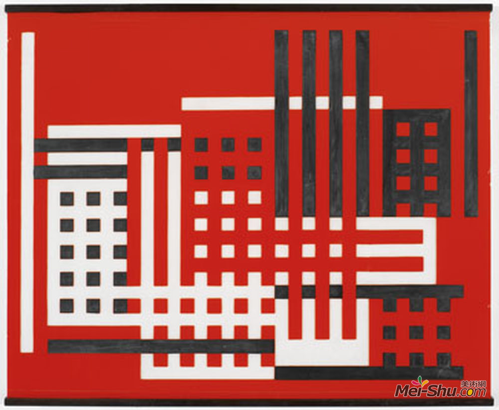 约瑟夫·亚伯斯(Josef Albers)高清作品《工厂》