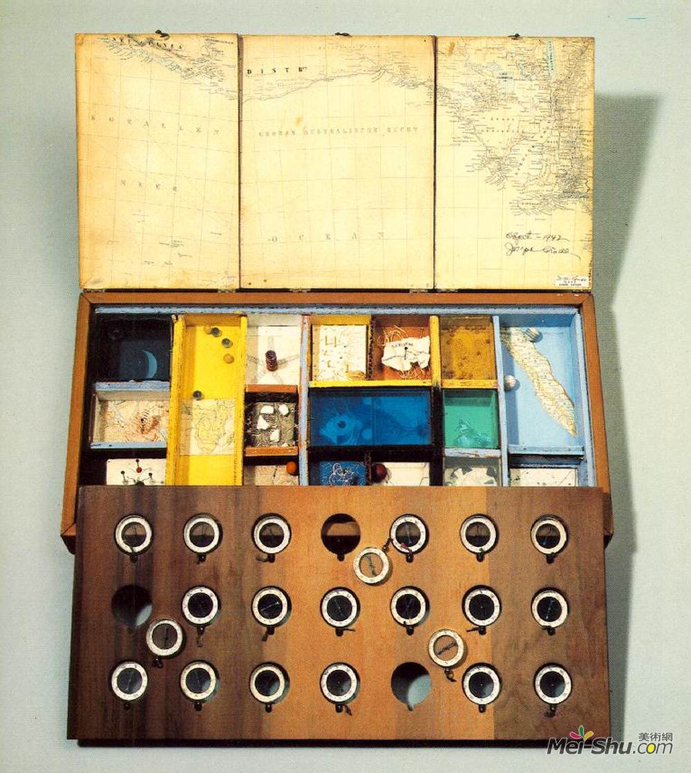 约瑟夫·康奈尔(Joseph Cornell)高清作品《对象（风玫瑰）》