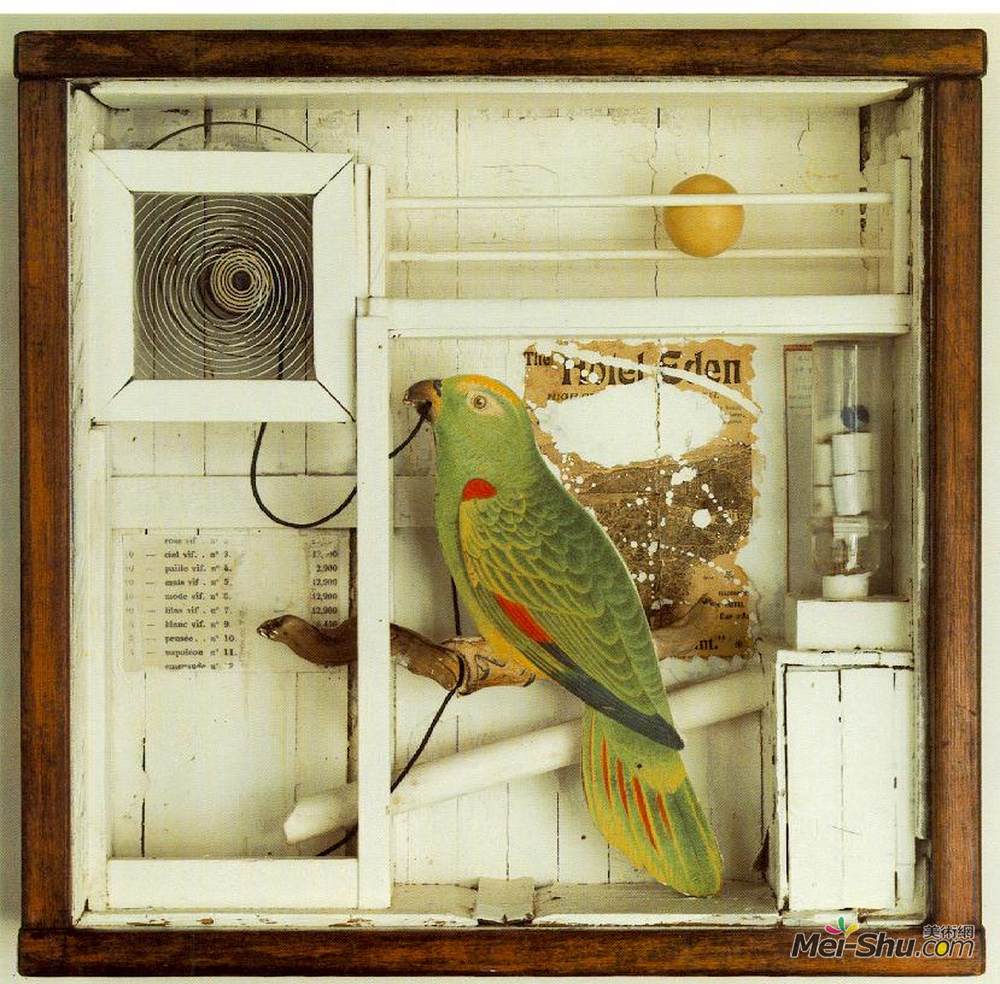 约瑟夫·康奈尔(Joseph Cornell)高清作品《无题（酒店伊甸园）》