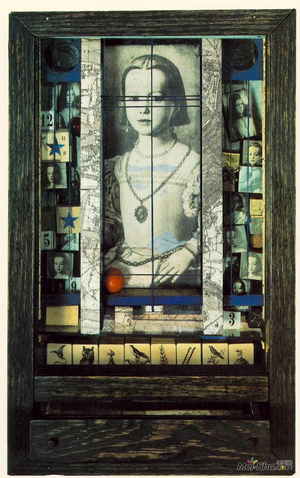 约瑟夫·康奈尔(Joseph Cornell)高清作品《无题（梅迪西公主）》