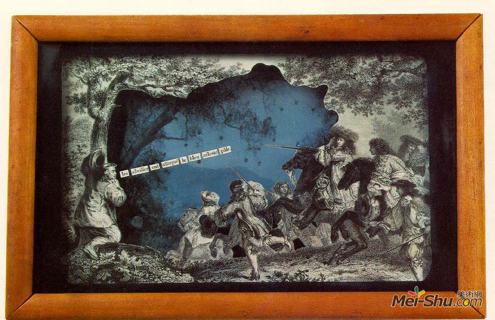 约瑟夫·康奈尔(Joseph Cornell)高清作品《对象（蜜蜂）》