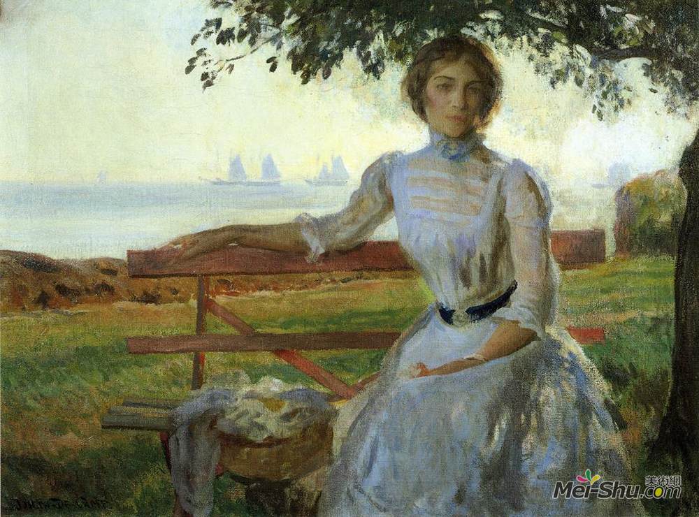 约瑟夫·德坎普(Joseph DeCamp)高清作品《欧内斯特少校夫人》