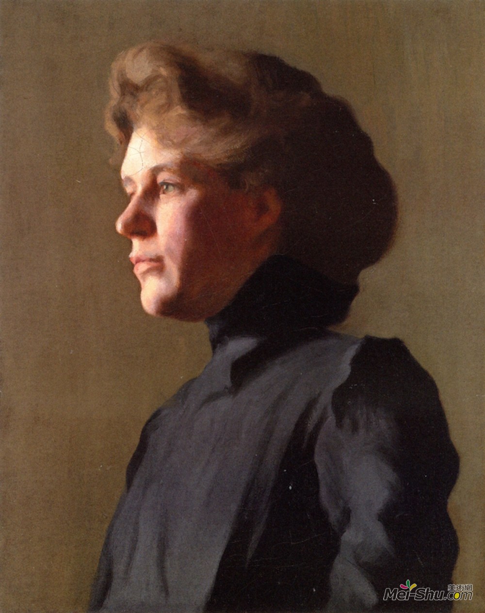 约瑟夫·德坎普(Joseph DeCamp)高清作品《淑女画像》