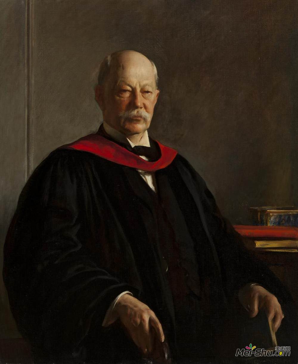 约瑟夫·德坎普(Joseph DeCamp)高清作品《牧师。丹尼尔梅里曼》