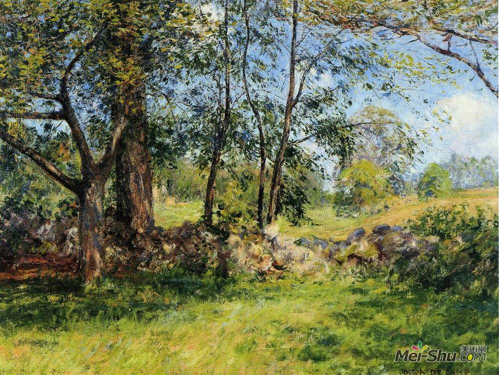 约瑟夫·德坎普(Joseph DeCamp)高清作品《夏季景观（夏季）》