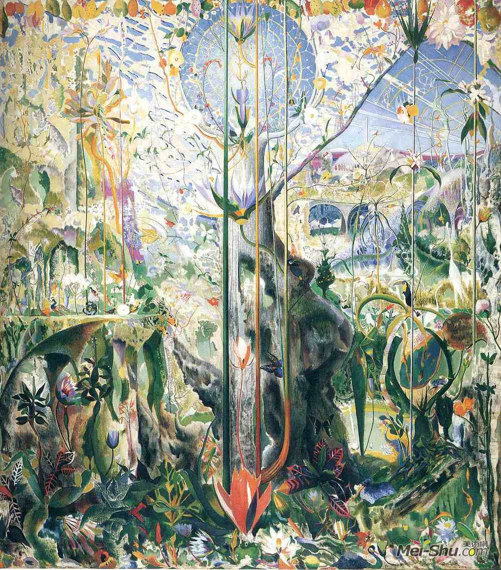 约瑟夫·斯特拉(Joseph Stella)高清作品《我生命之树》