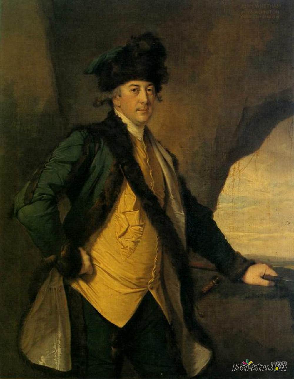 约瑟夫·莱特(Joseph Wright)高清作品《John Whetham or Kirklington, Nottinghamshire》