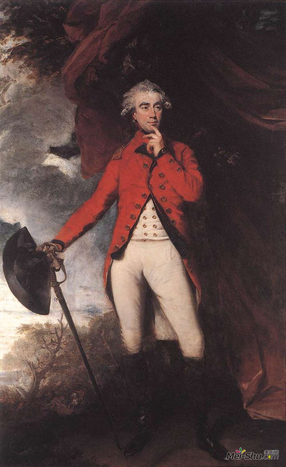 乔舒亚·雷诺兹(Joshua Reynolds)高清作品《弗朗西斯罗顿黑斯廷斯》