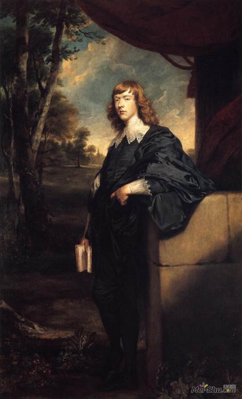 乔舒亚·雷诺兹(Joshua Reynolds)高清作品《乔治·斯潘塞，第二斯宾塞伯爵》