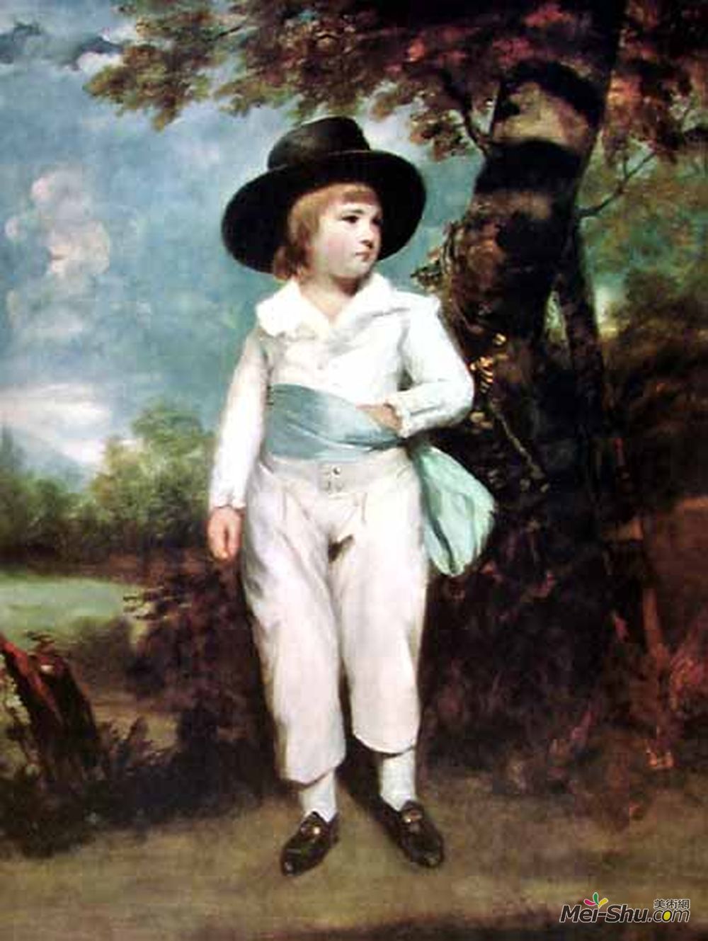 乔舒亚·雷诺兹(Joshua Reynolds)高清作品《约翰查尔斯斯宾塞，子爵阿尔索普》