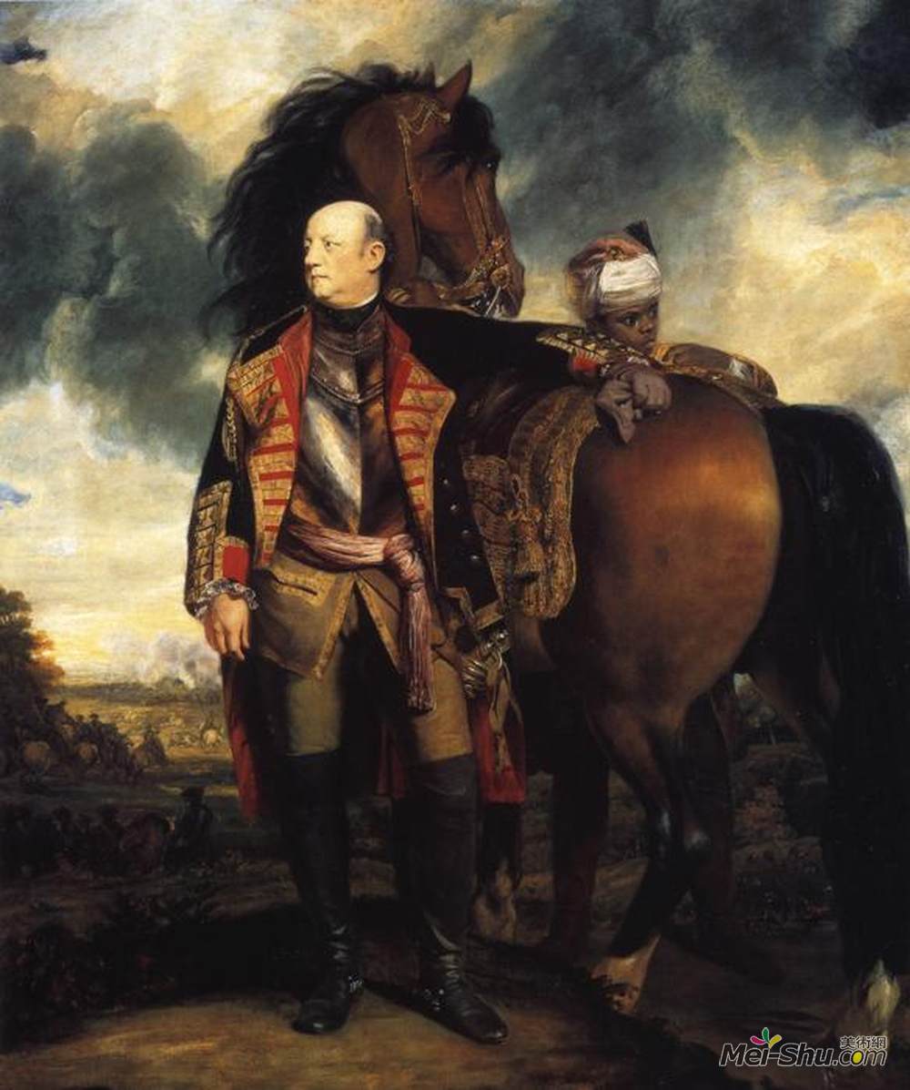 乔舒亚·雷诺兹(Joshua Reynolds)高清作品《John Manners, Marquess of Granby》