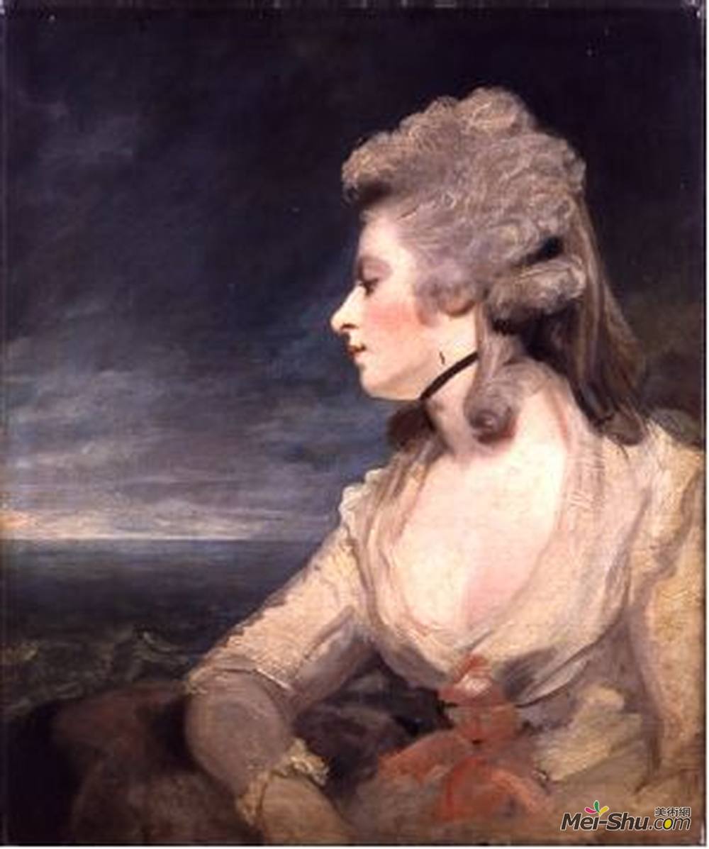 乔舒亚·雷诺兹(Joshua Reynolds)高清作品《Mrs. Mary Robinson (Perdita)》