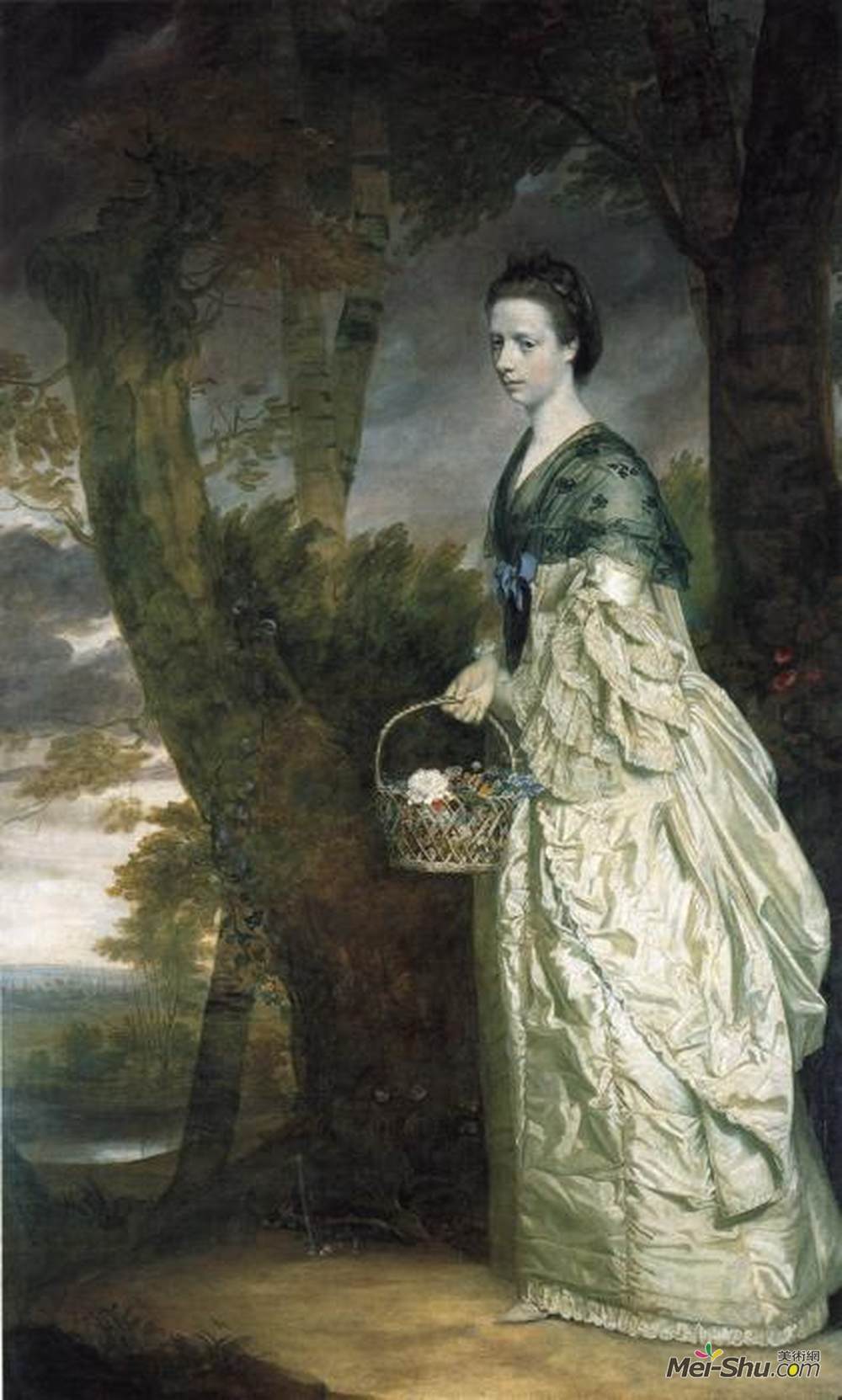 乔舒亚·雷诺兹(Joshua Reynolds)高清作品《托马斯里德尔太太》