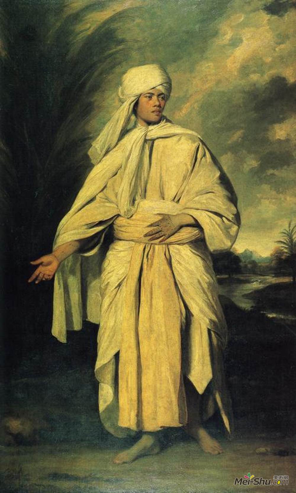 乔舒亚·雷诺兹(Joshua Reynolds)高清作品《Omai (Omiah)》