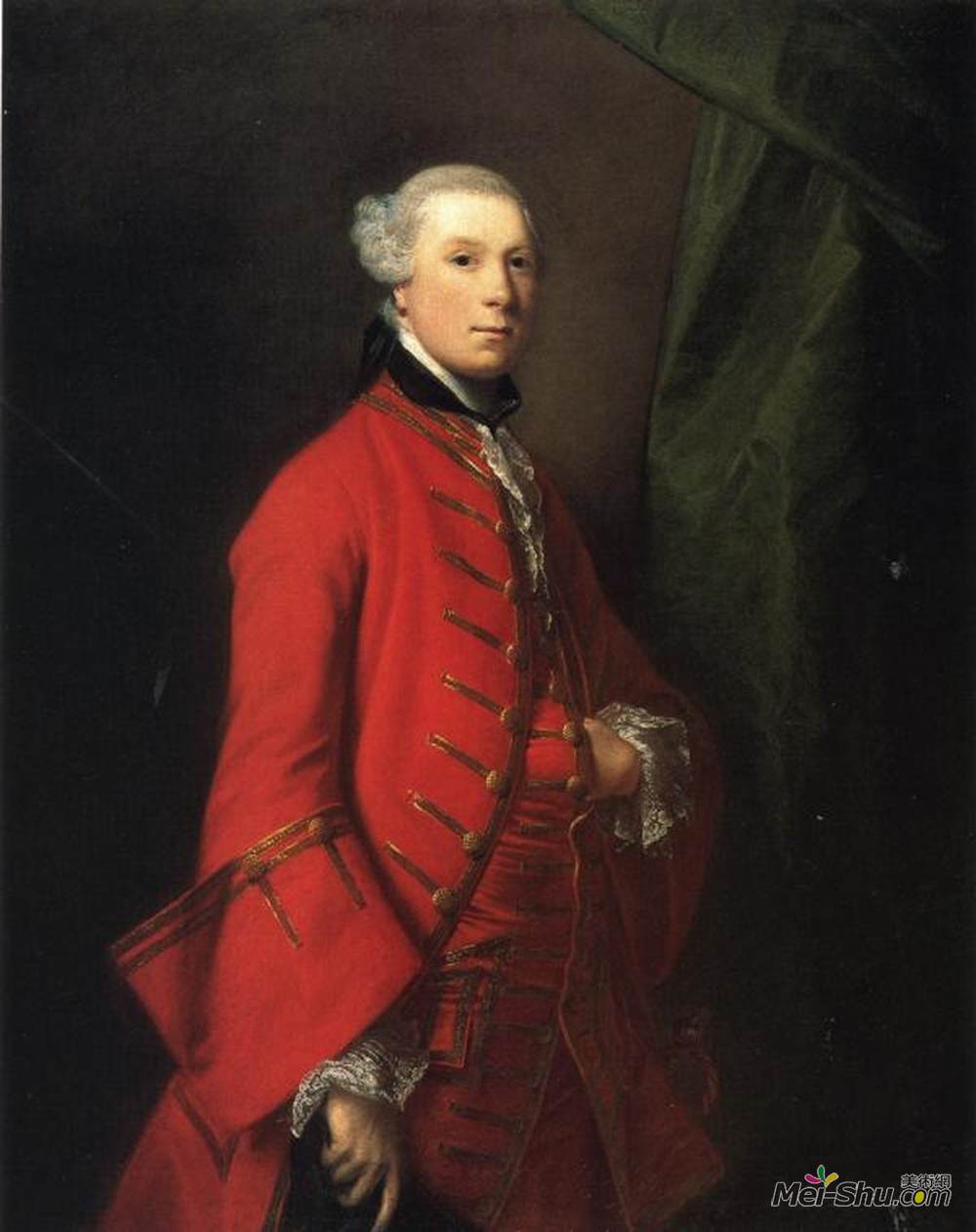 乔舒亚·雷诺兹(Joshua Reynolds)高清作品《Portrait of Robert Shafto, called 'Bonnie Bobbie Sha》