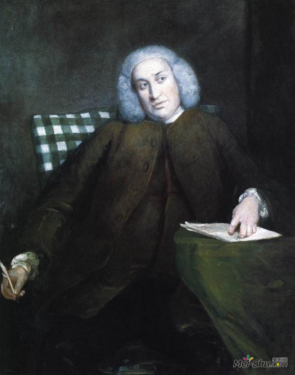 乔舒亚·雷诺兹(Joshua Reynolds)高清作品《塞缪尔约翰逊》