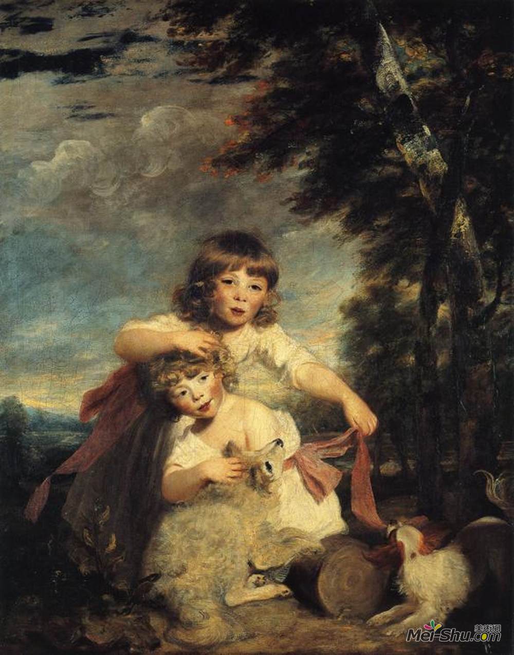 乔舒亚·雷诺兹(Joshua Reynolds)高清作品《《儿童布鲁梅尔》
