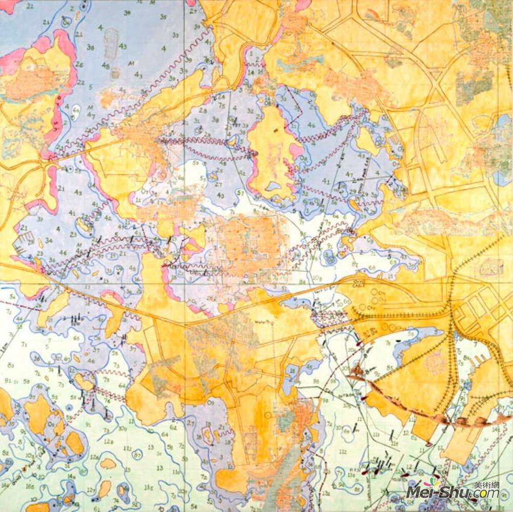 乔西·科兹洛夫(Joyce Kozloff)高清作品《中国城市水体》