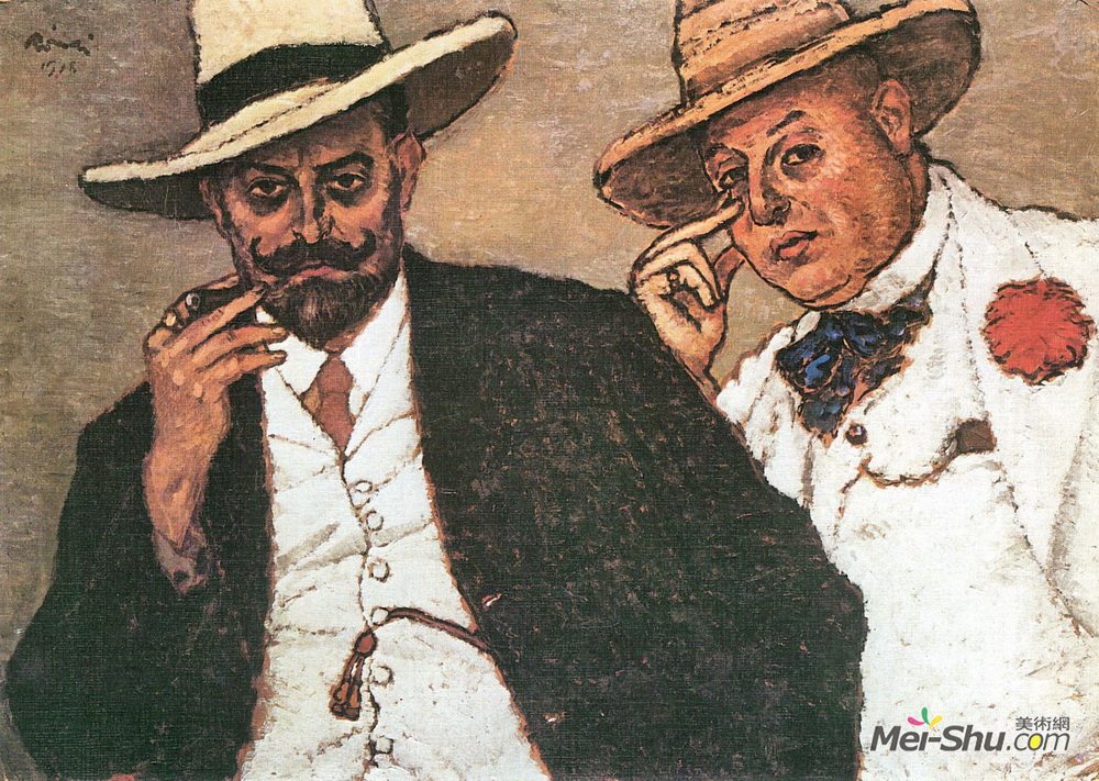 约瑟夫立普罗奈(Jozsef Rippl-Ronai)高清作品《拉霍斯和奥登》