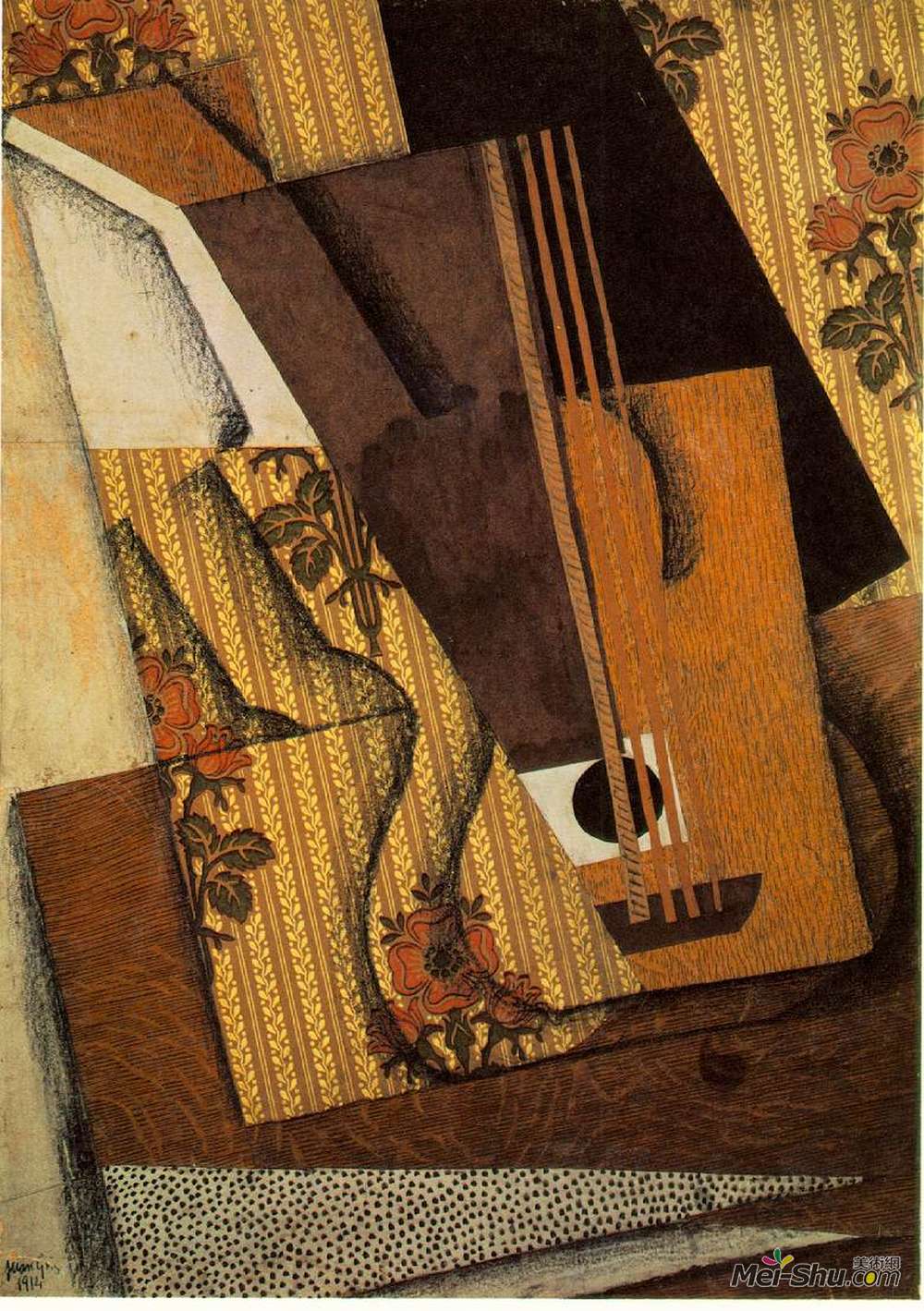 胡安·格里斯(Juan Gris)高清作品《吉他》