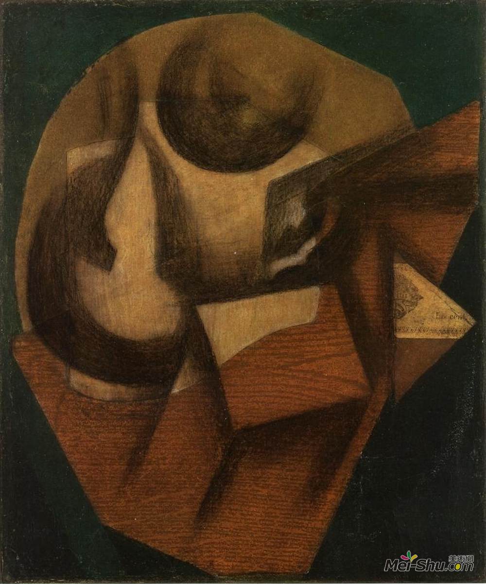 胡安·格里斯(Juan Gris)高清作品《玻璃杯》