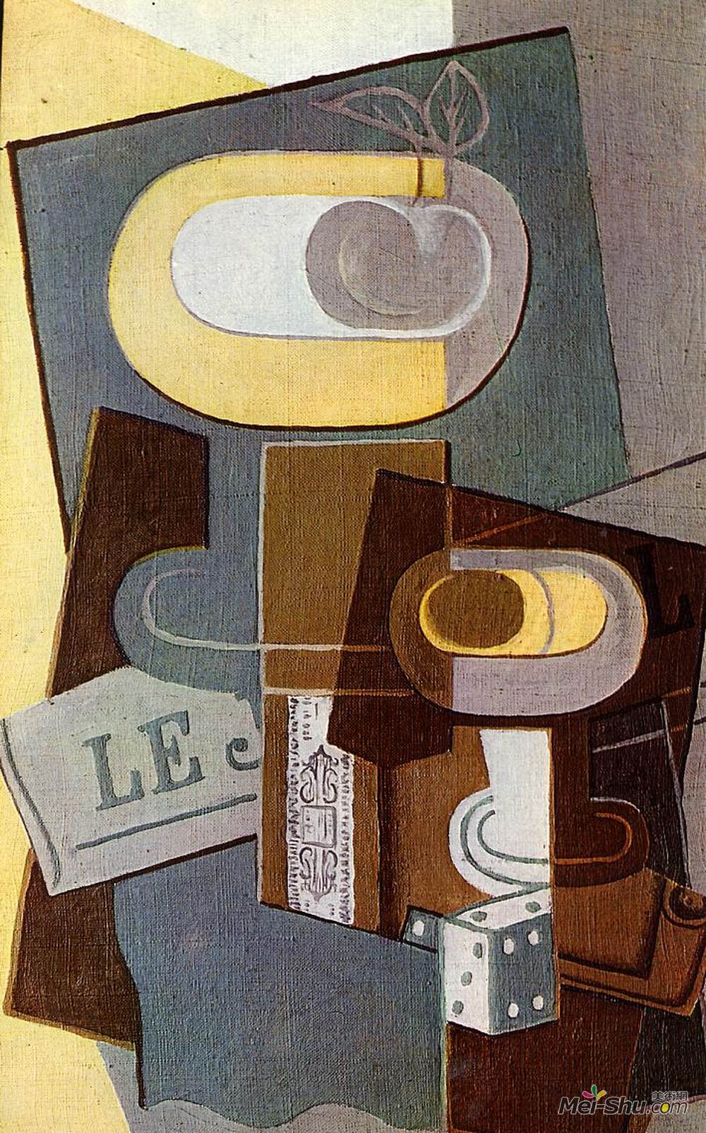 胡安·格里斯(Juan Gris)高清作品《骰子》