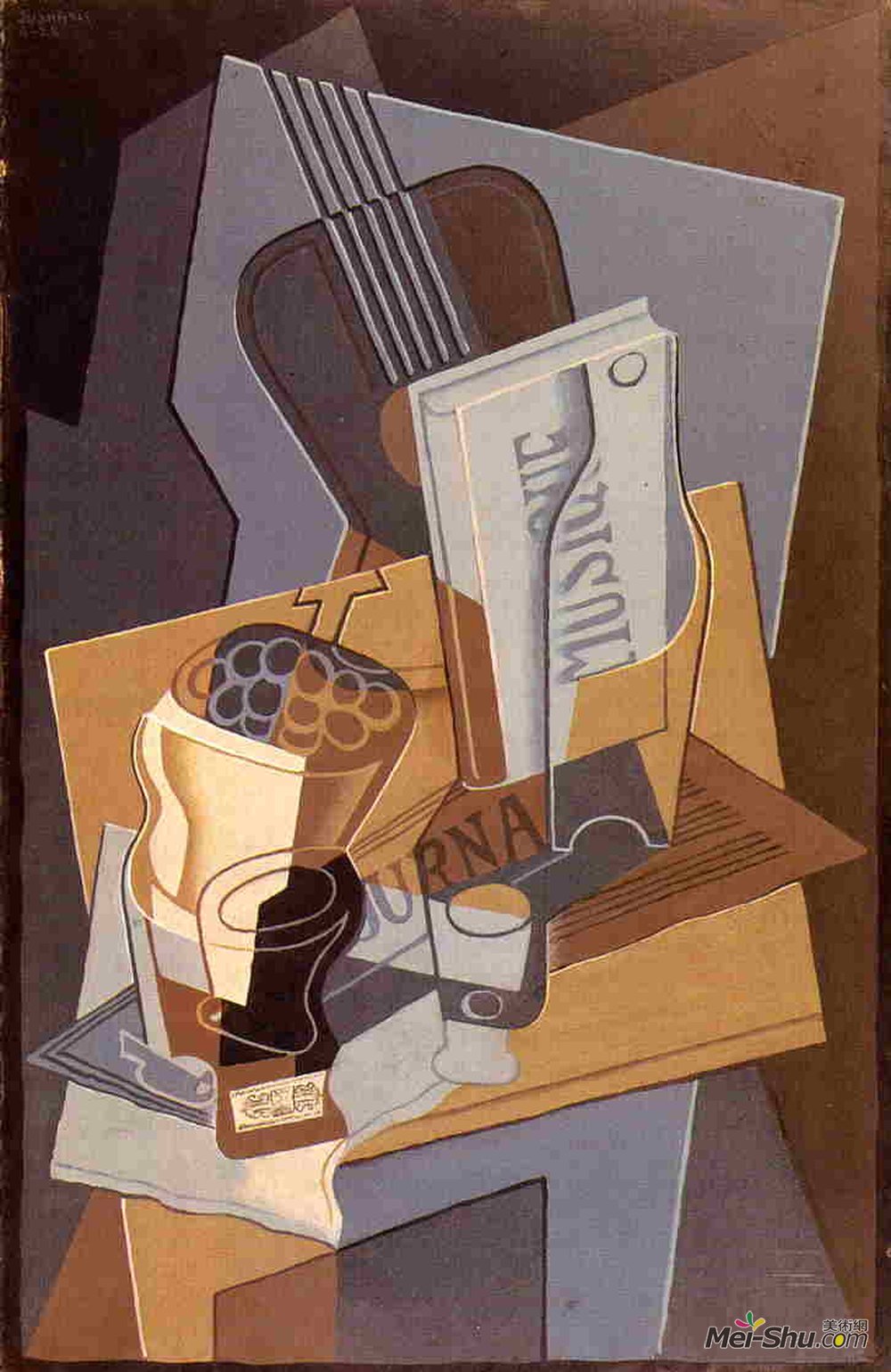 《音乐之书》胡安·格里斯(juan gris)高清作品欣赏