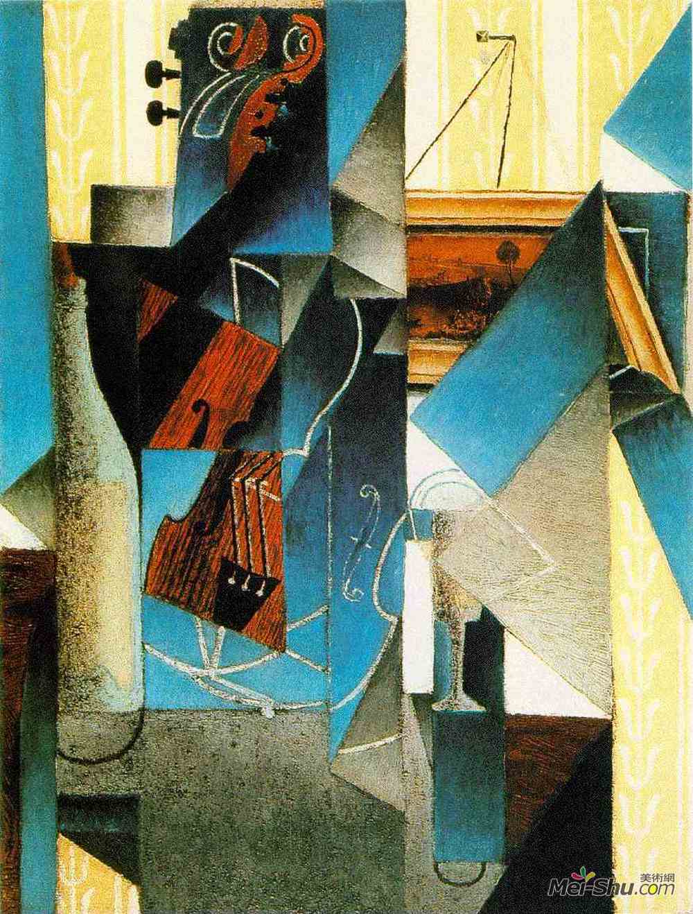 胡安·格里斯(Juan Gris)高清作品《未检测到》