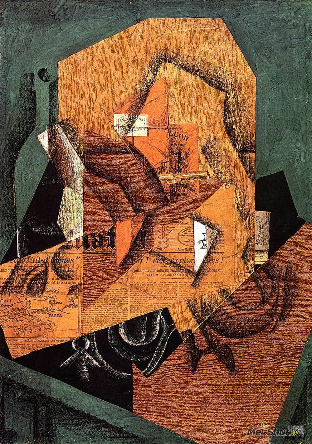 胡安·格里斯(Juan Gris)高清作品《咖啡包》