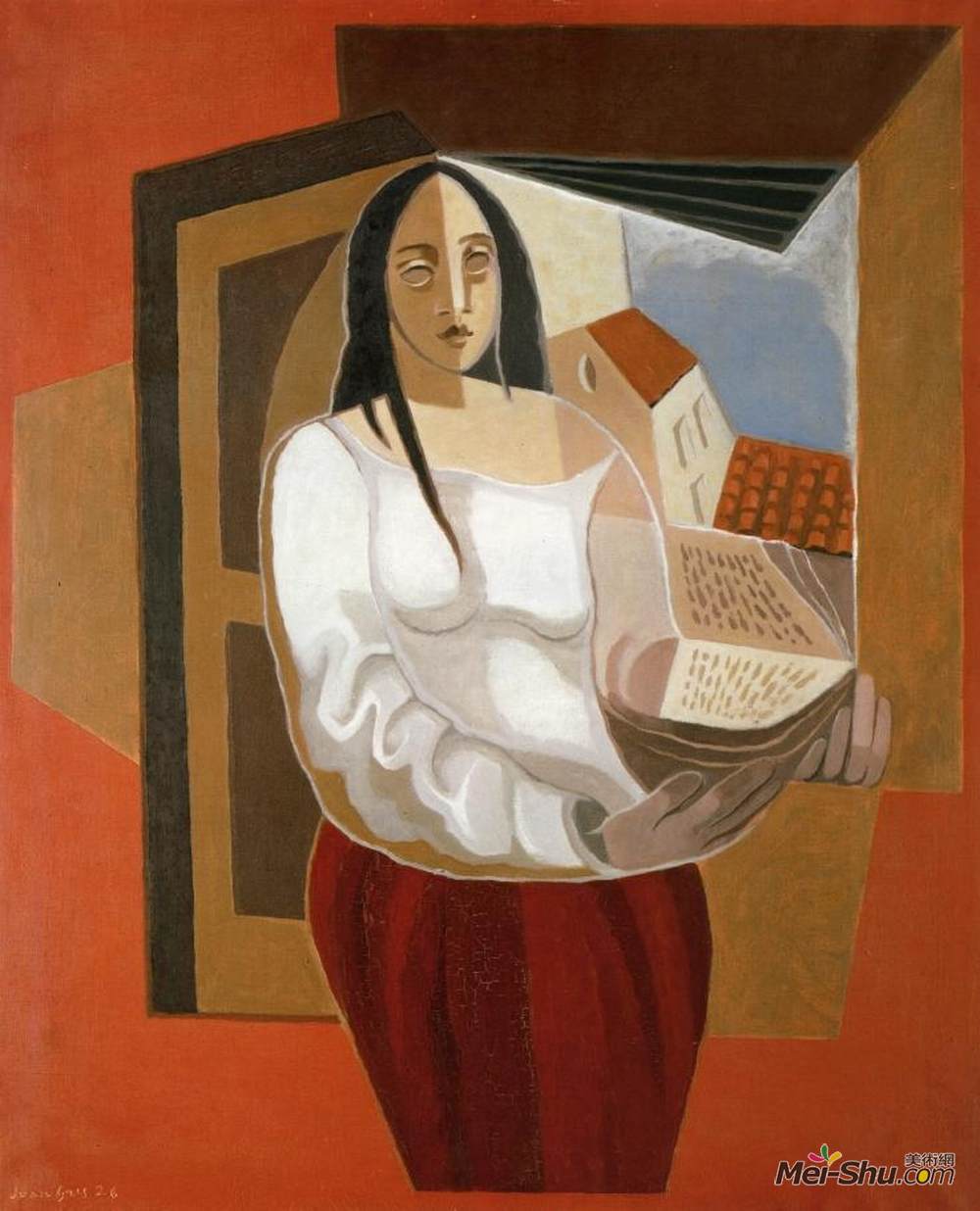 胡安·格里斯(Juan Gris)高清作品《读者》