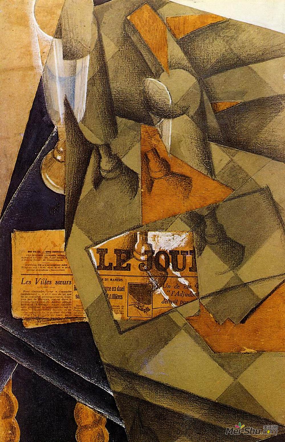 胡安·格里斯(Juan Gris)高清作品《静物》