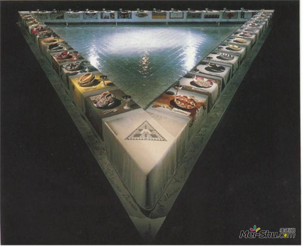 朱迪·芝加哥(Judy Chicago)高清作品《宴会》