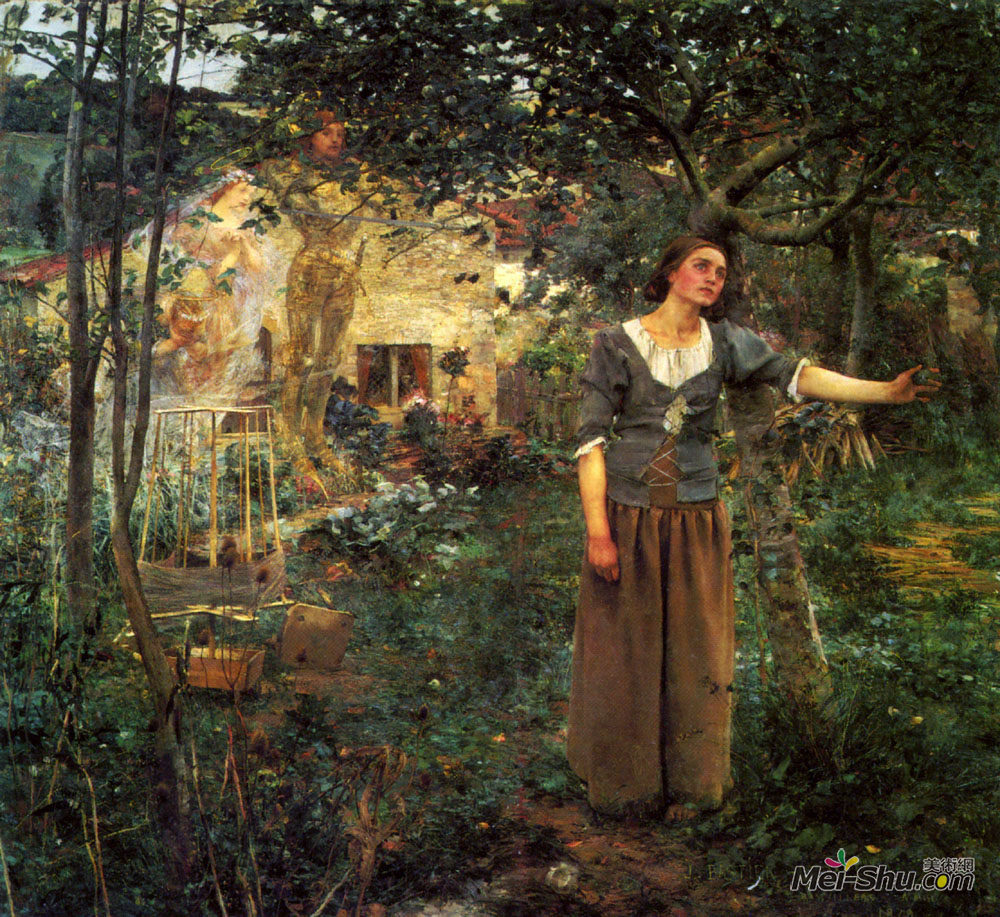 巴斯蒂昂·勒帕热(Jules Bastien-Lepage)高清作品《圣女贞德》