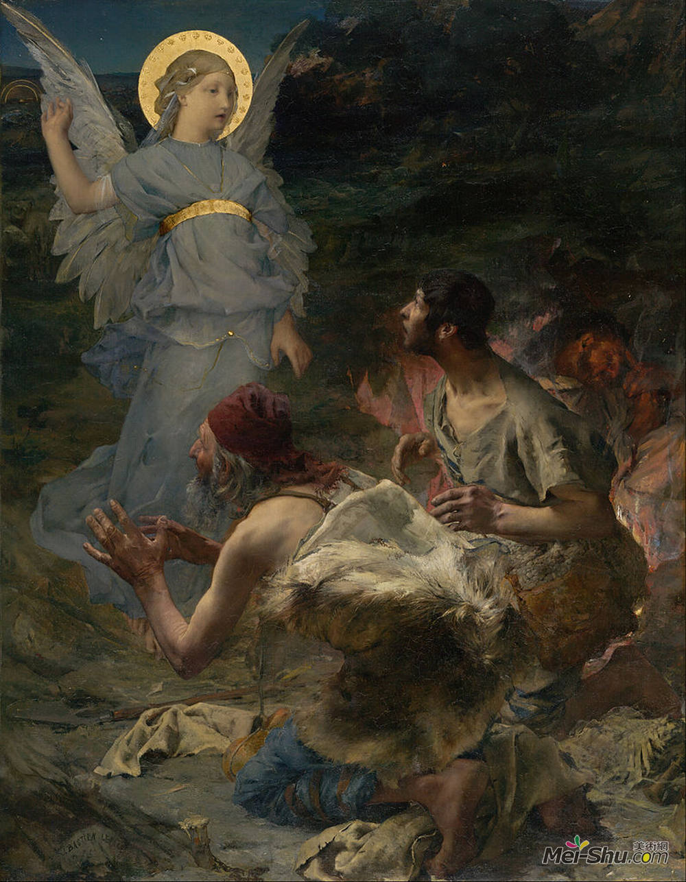 巴斯蒂昂·勒帕热(Jules Bastien-Lepage)高清作品《牧羊人的颂歌》