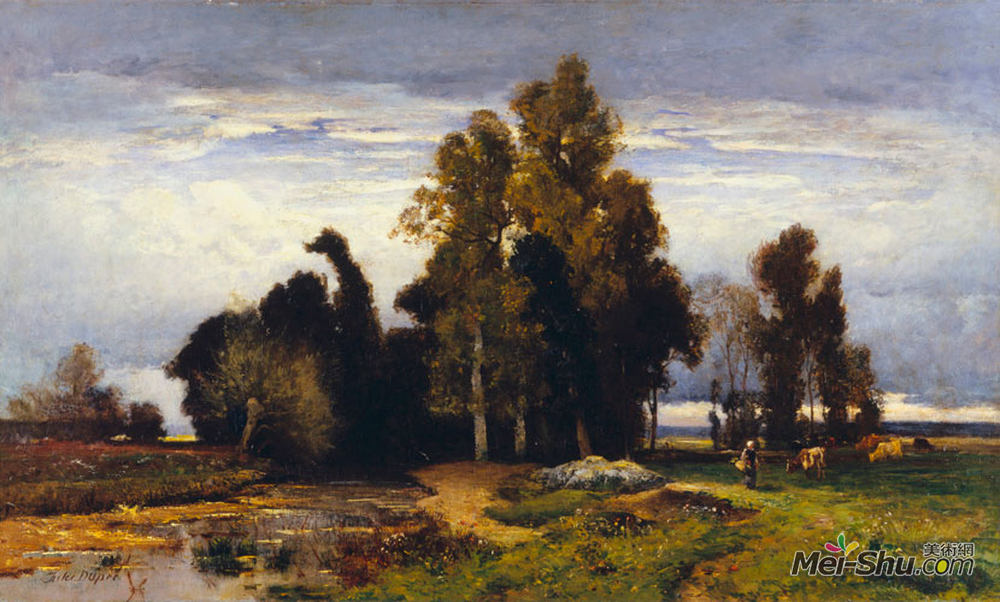 朱班·杜雷(Jules Dupre)高清作品《巴比松景观》