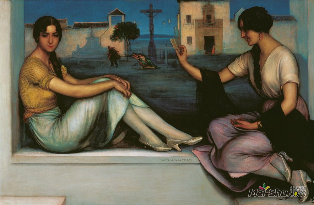 胡利奥·罗梅罗·代·托里斯(Julio Romero de Torres)高清作品《布埃纳文图拉》