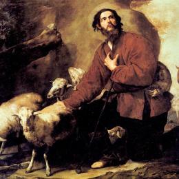 《雅各伯与拉班羊群》胡塞佩·德·里贝拉(Jusepe de Ribera)高清作品欣赏