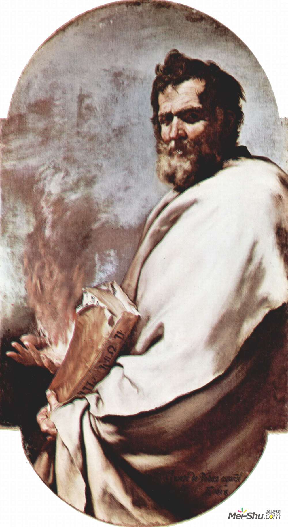 胡塞佩·德·里贝拉(Jusepe de Ribera)高清作品《圣埃利亚斯》