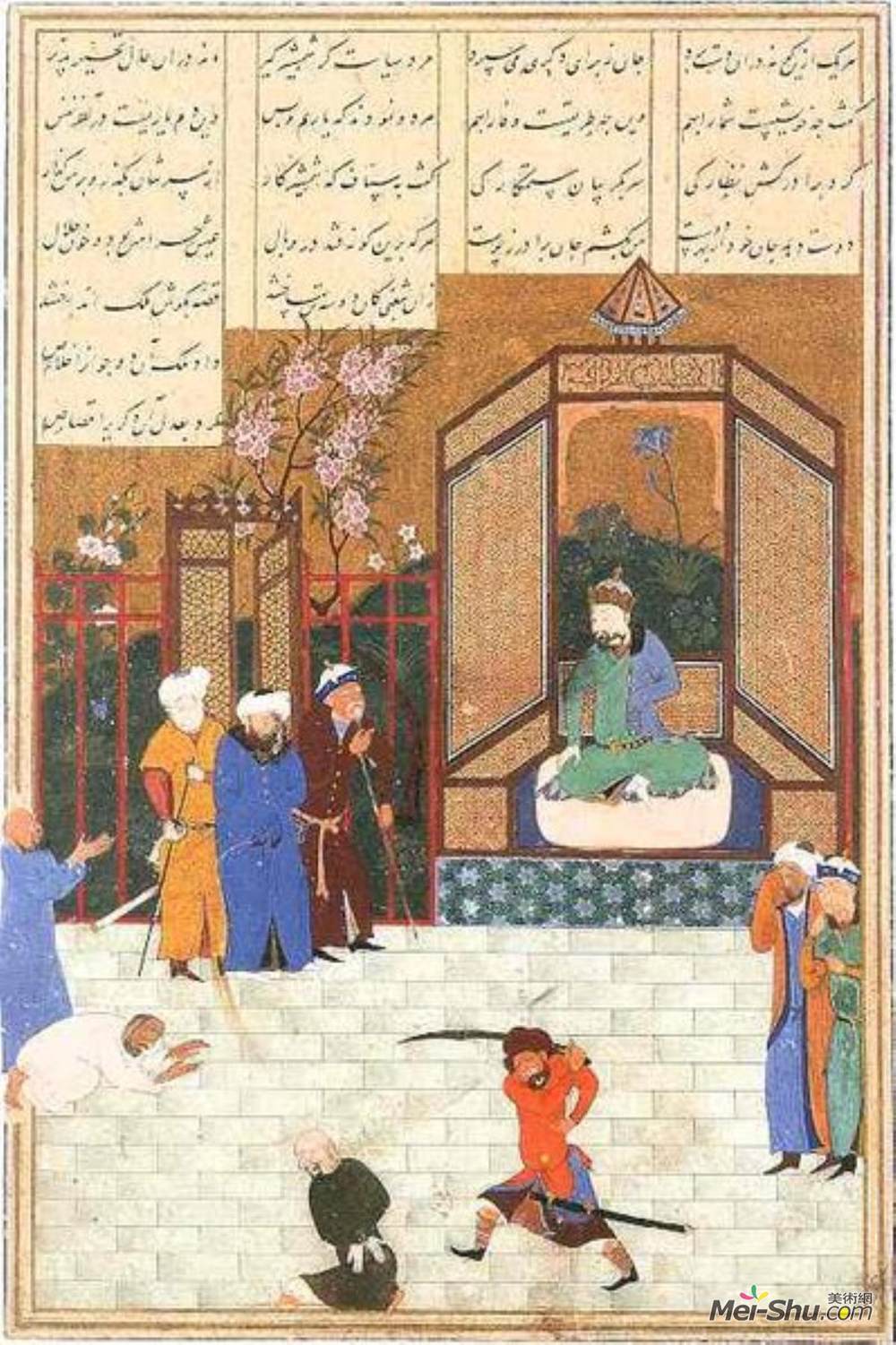 白扎德(Kamal ud-Din Behzad)高清作品《斩首》