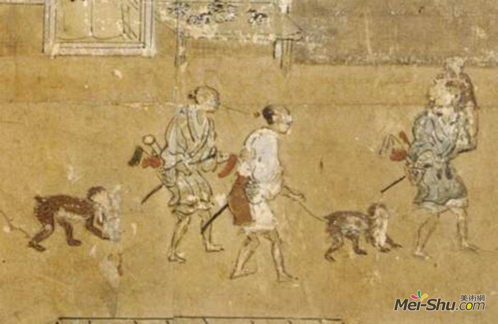 狩野元信(Kanō Motonobu)高清作品《洛中洛外図屏風》