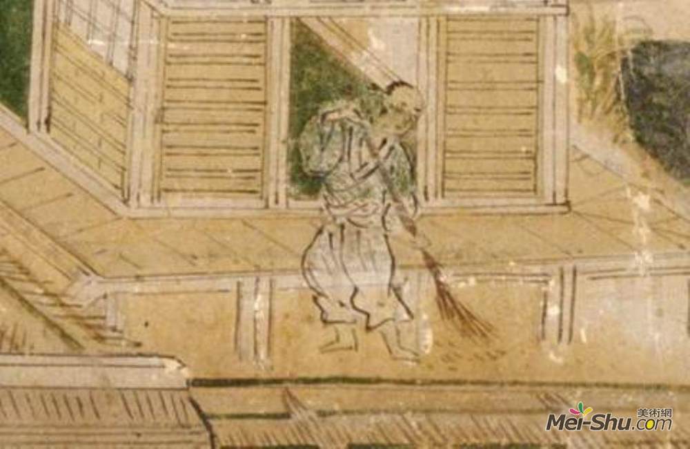 狩野元信(Kanō Motonobu)高清作品《洛中洛外図屏風》