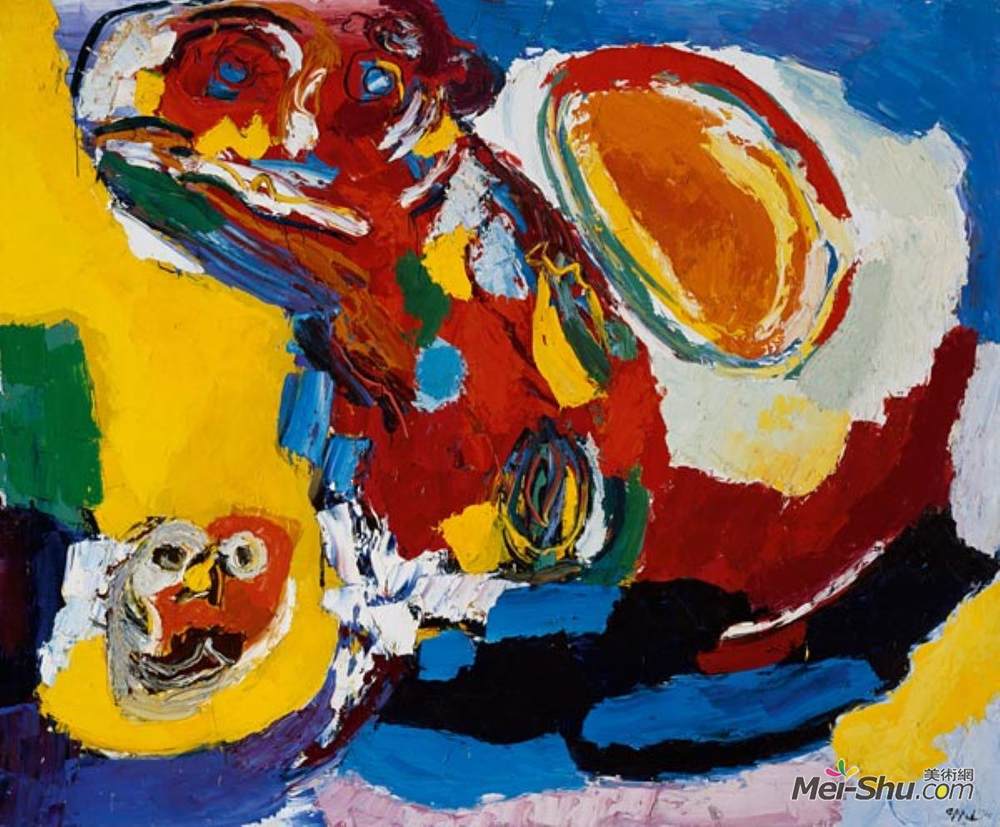 卡雷尔·阿佩尔(Karel Appel)高清作品《旋转的太阳》