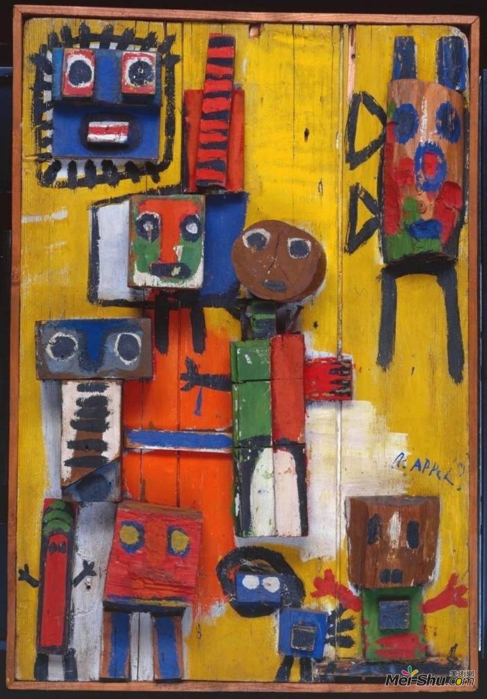 卡雷尔·阿佩尔(Karel Appel)高清作品《询问儿童》