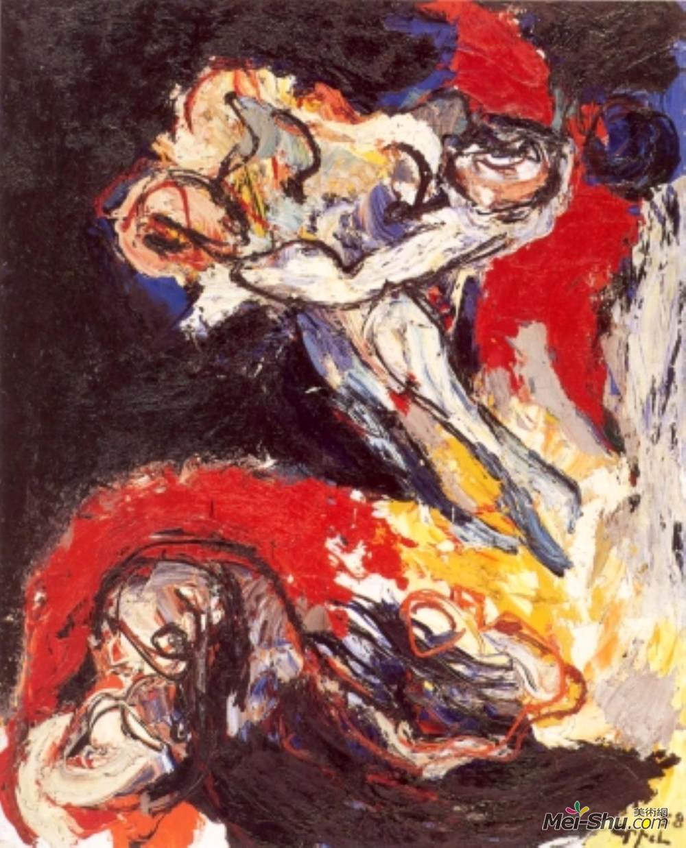 卡雷尔·阿佩尔(Karel Appel)高清作品《广岛儿童》