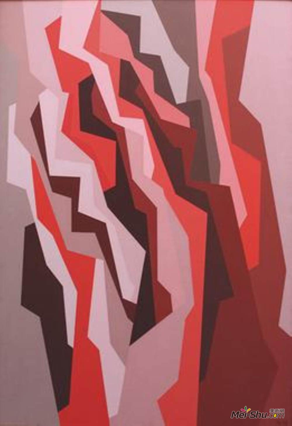 卡尔本杰明(Karl Benjamin)高清作品《橙色，红色，棕色》