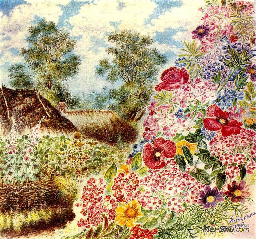 卡特尼亚比洛克(Kateryna Bilokur)高清作品《波格丹诺夫卡住宅》