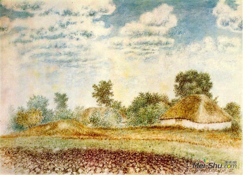卡特尼亚比洛克(Kateryna Bilokur)高清作品《在村子里》