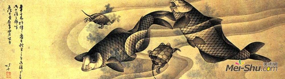 葛饰北斋(Katsushika Hokusai)高清作品《鲤鱼》